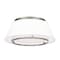 Dweled Hailey 16in LED Fabric Flush Mount 3000K in Brushed Nickel FM-531 - alternate 4